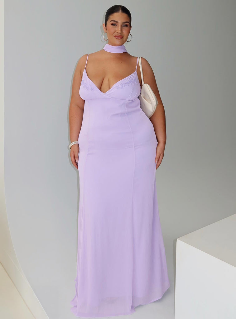 Jiyara Purple Multi-Tier Dress - Ready to Ship