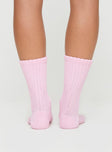 Slouch socks Ribbed material, slight stretch