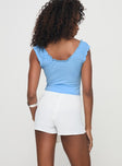 Skort Wrap style, tie fastening at hip, invisible zip fastening at back Non-stretch material, unlined 