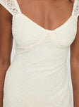 Mini dress Cap sleeve, v-neckline, invisible zip fastening at side Non-stretch material, fully lined