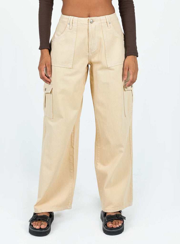 Hellier Cargo Pant Beige