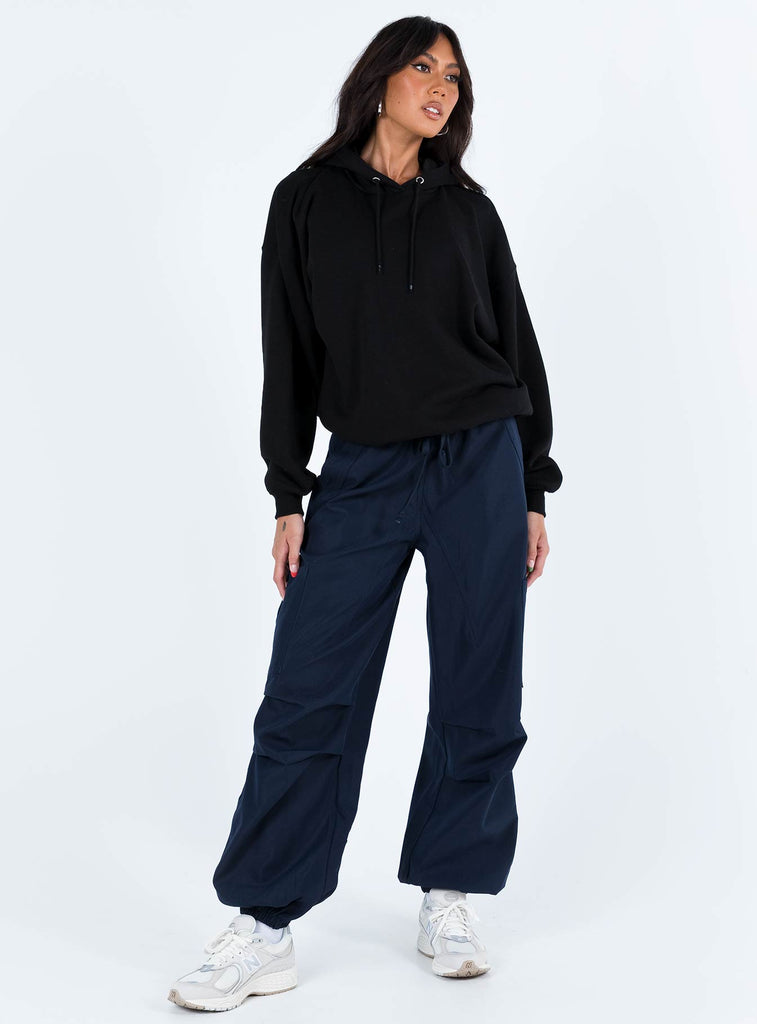 Ritu Oversized Hoodie Black Princess Polly