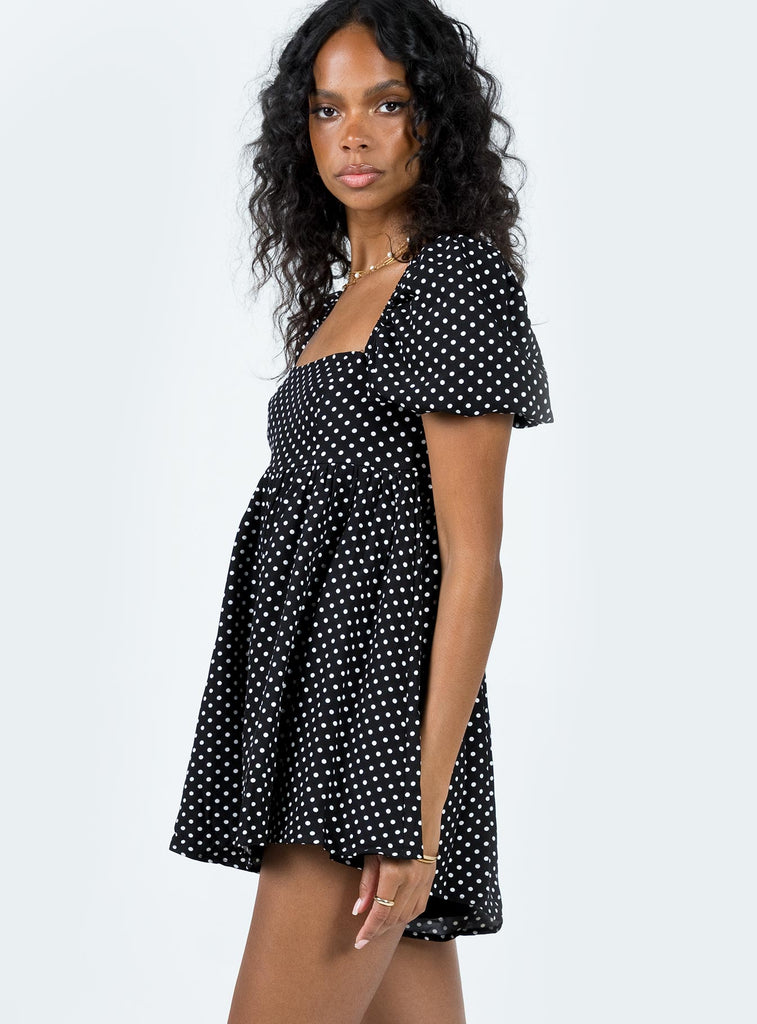 Polka dot romper pants on sale