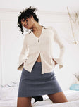 Selby Mini Skirt Grey Petite