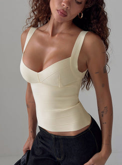 Justina Bandage-Oberteil Creme