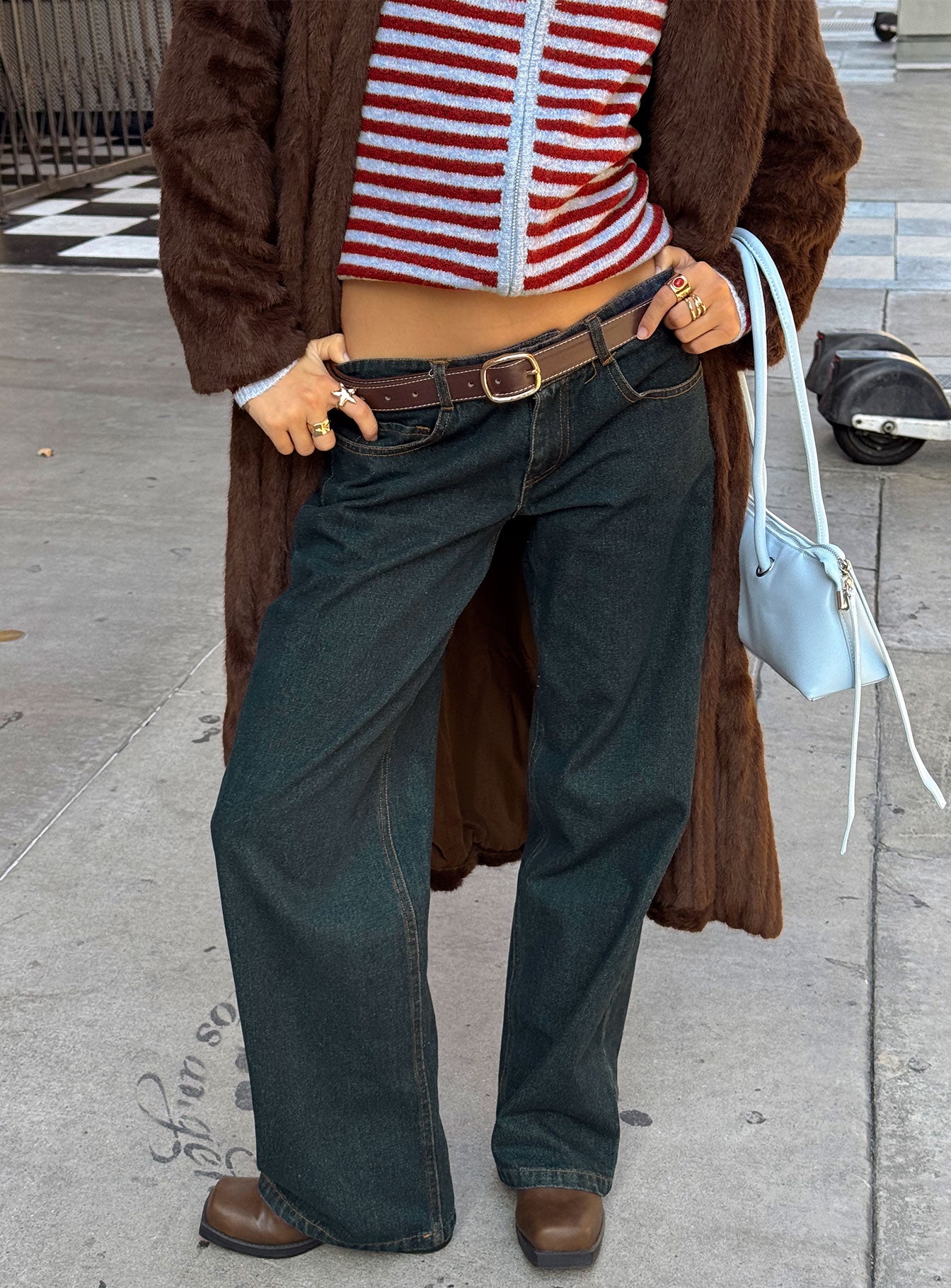 Hocus Pocus Low Rise Wide Leg Jean Dark Wash