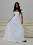 Romantic Maxi Dress White