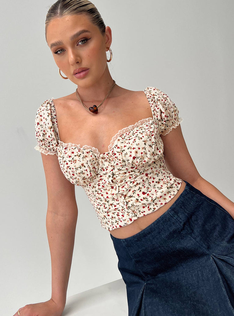 Karian Top Floral