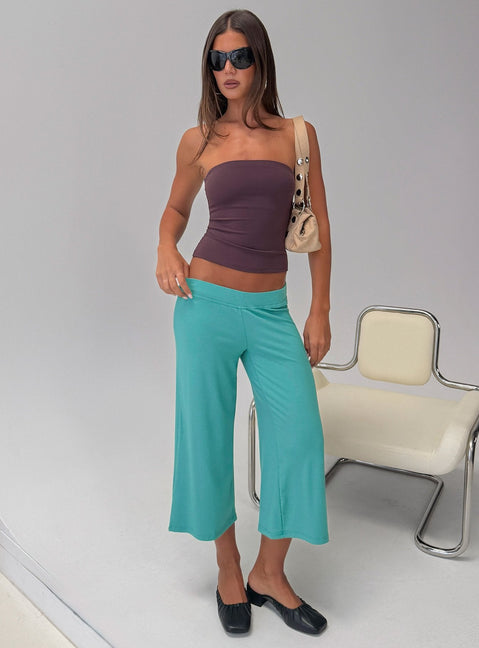 Kassey Gaucho Shorts Teal