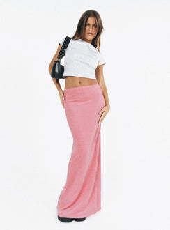 product Harriette Maxi Skirt Pink Lurex Princess Polly  Maxi 