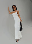 Spirited Maxi Dress White