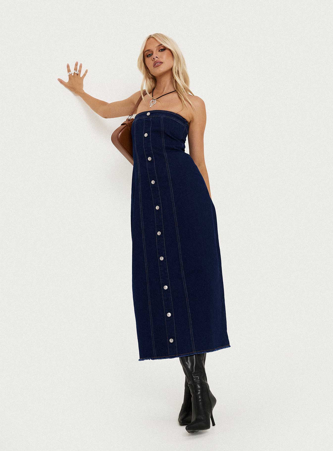 Princess polly denim dress best sale