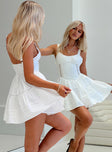 Cuppa Mini Dress White