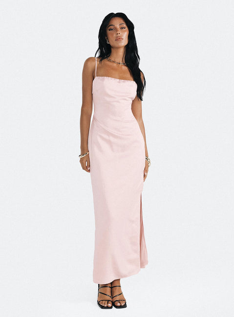 product Princess Polly Crew Neck  Emry Maxi Dress Pink