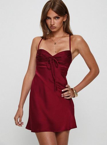 sachin and babi light blue dress Classic Multiway Infinity Bridesmaid Dress in Burgundy For Sale Online