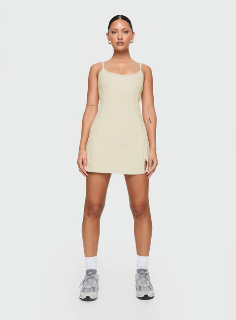Ambition Activewear Romper Latte