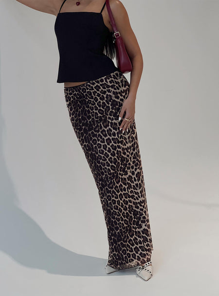 Ergo Maxi Skirt Leopard