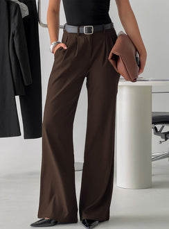 Ambient Wide Leg Pant Chocolate