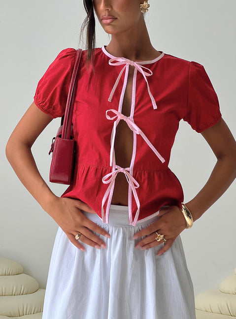 Ryota Blouse Red/pink