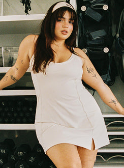 Ambition Activewear Romper Latte Curve