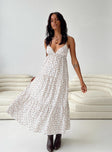 product Princess Polly Asymmetric Neckline  Koko Maxi Dress White Floral