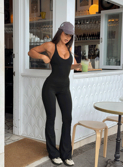 Energize Active Invisible Scrunch Flare Leggings Black