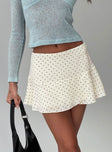 Sonsie Mini Skirt Cream