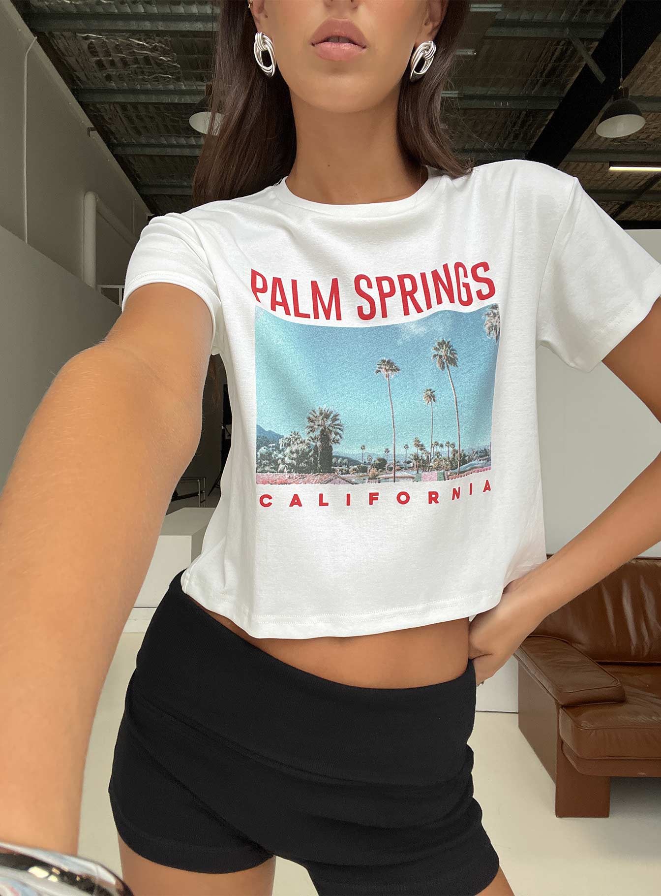 Destination Of Choice Graphic Top White