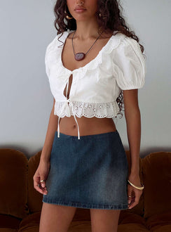 Gigi Denim Skort Dark Blue