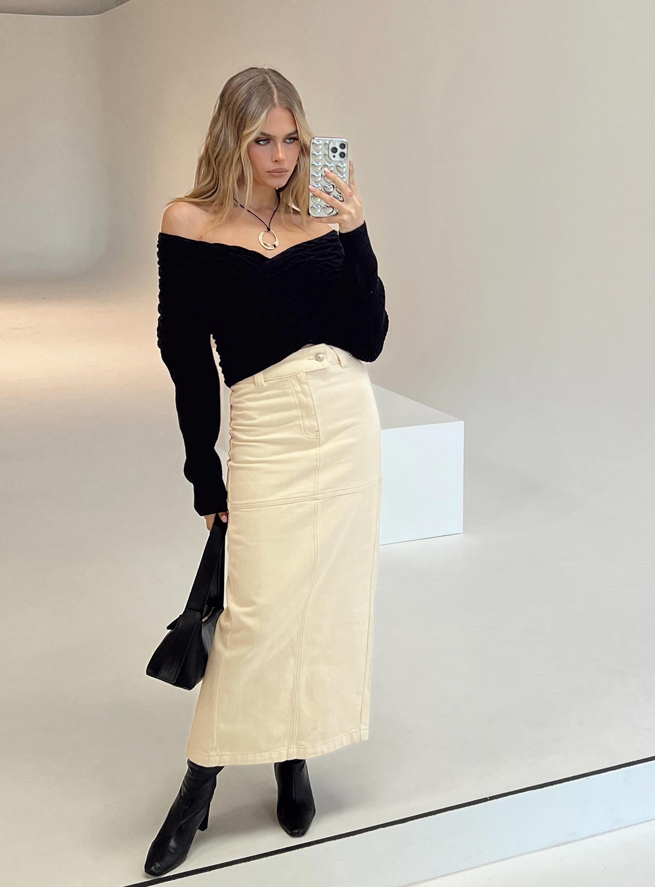 Long Tall Sally - LTS Tall Denim Midi Skirt - Women's : Amazon.co.uk:  Fashion