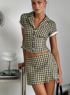 Rhom Set Brown Check