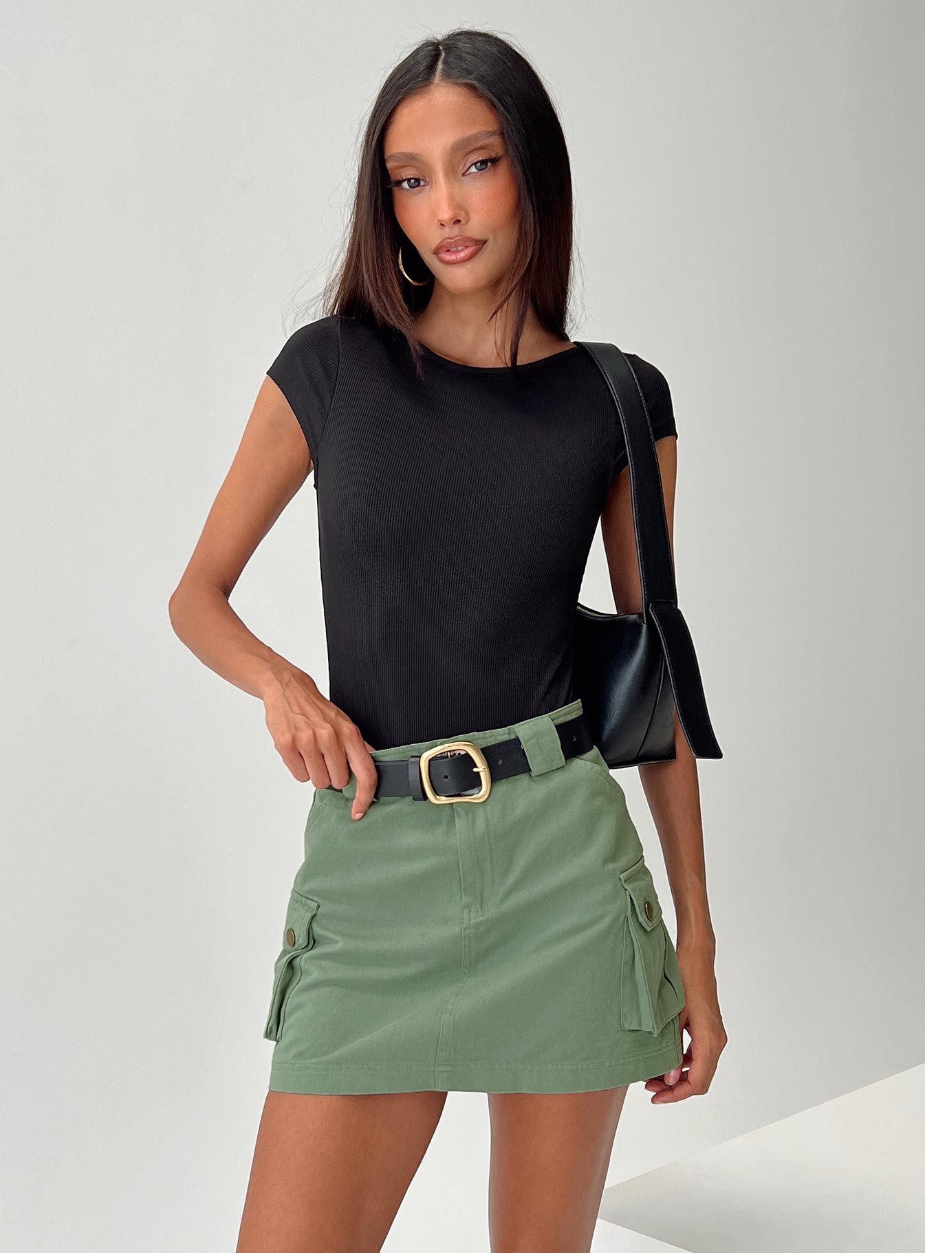 Green Cargo Skirt store