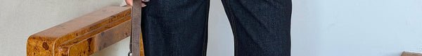 Top Model Low Rise Straight Leg Cuffed Jean Dark Denim