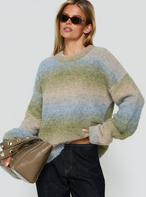 Loyalty Knit Jumper Ocean Moss