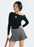 Jaybell Cold Shoulder Sweater Black Princess Polly  long 