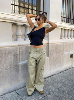 product Princess Polly High Waisted Pants  Smokeshow Pants Sage