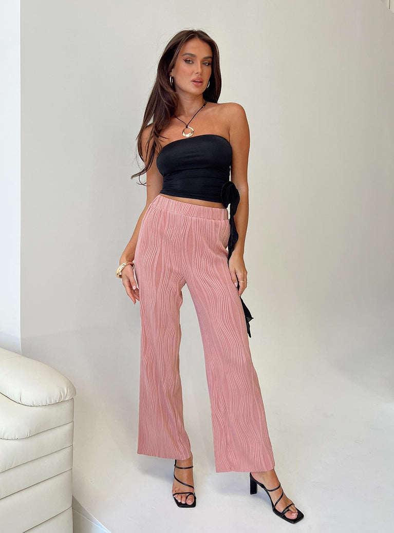 product Princess Polly High Waisted Pants  Bettina Pants Pink