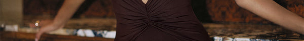 Frederica Plunge Maxi Dress Chocolate