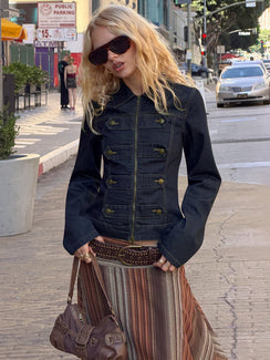Cristen Cadet Buckle Jeansjacke Indigo