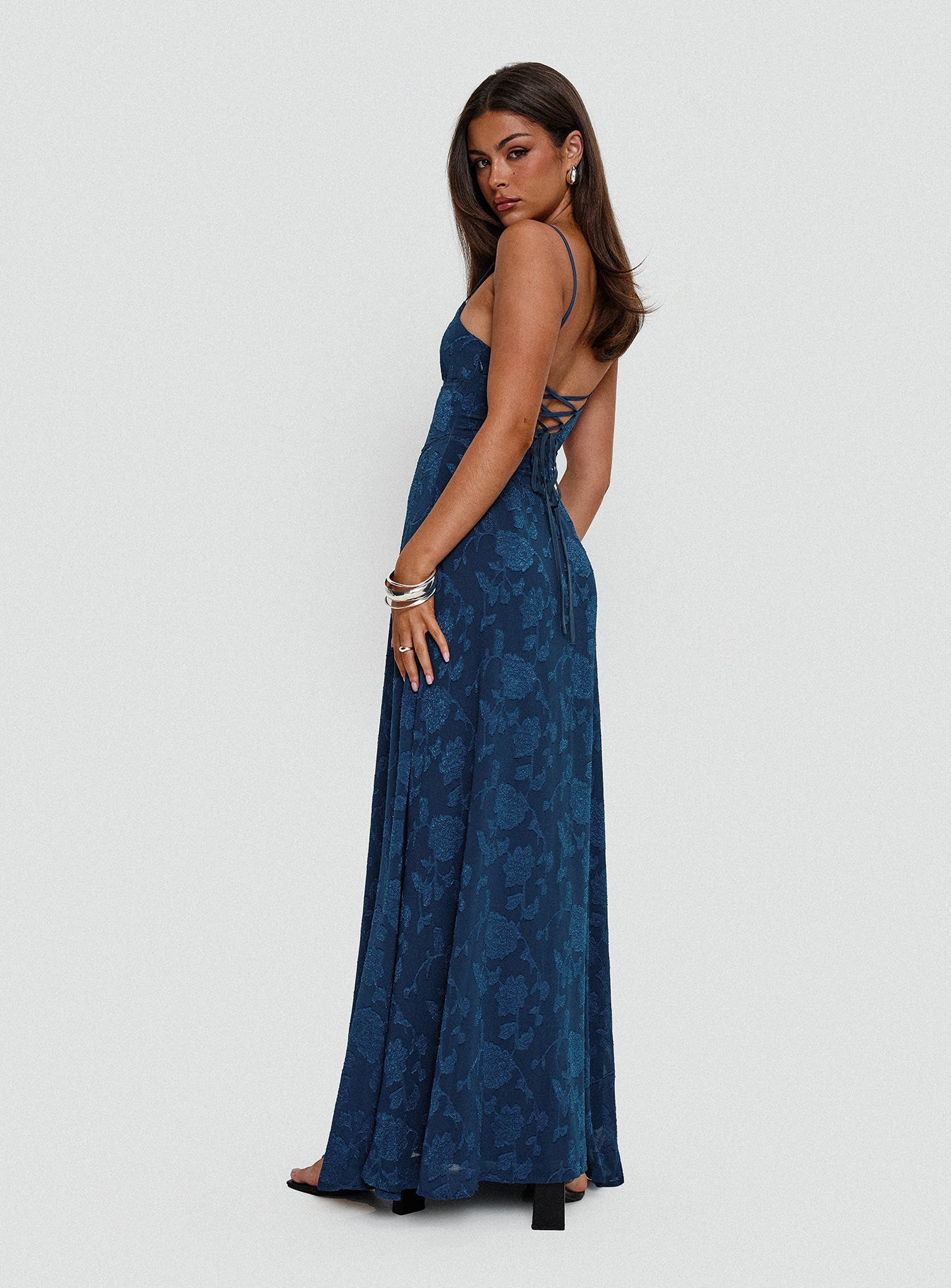 South Of France Maxi Dress Navy | Princess Polly South Of France Maxi Dress Navy | Princess Polly