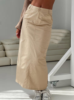product Devine Cargo Maxi Skirt Stone Princess Polly  Maxi 
