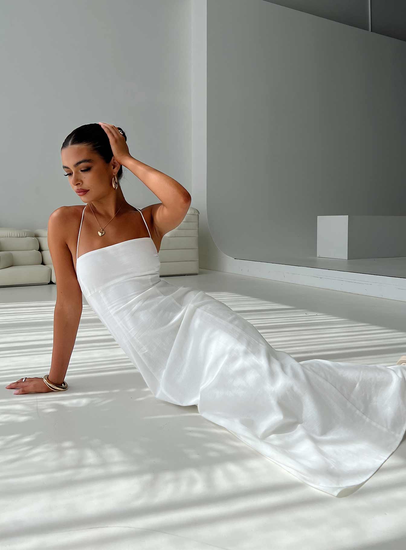 Brightwell Maxi Dress White | Princess Polly Brightwell Maxi Dress White | Princess Polly