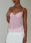 Zami Pleat Top Lilac