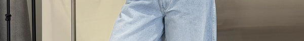 Ramos Low Rise Wide Leg Denim Jeans Light Blue Wash