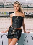 JGR & STN Brooklyn Mini Skirt Black