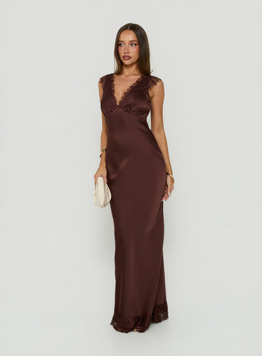 princess polly brown satin dress Dresses | Satin Slip Dresses Designed for comfort and collection:save-50 Beige Satin Asymmetrical Draped Color:Nude Blue Silver