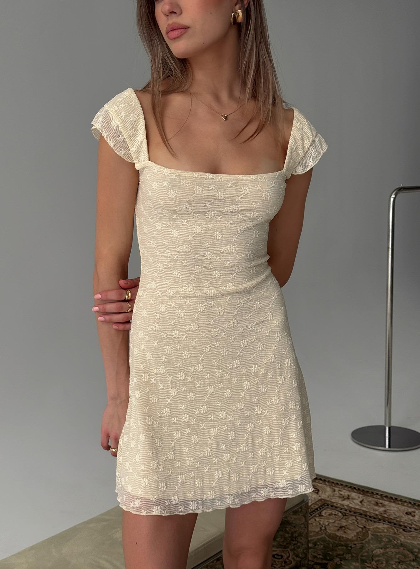 Lanchester Mini Dress Butter Yellow