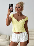 Fyrie Top Yellow