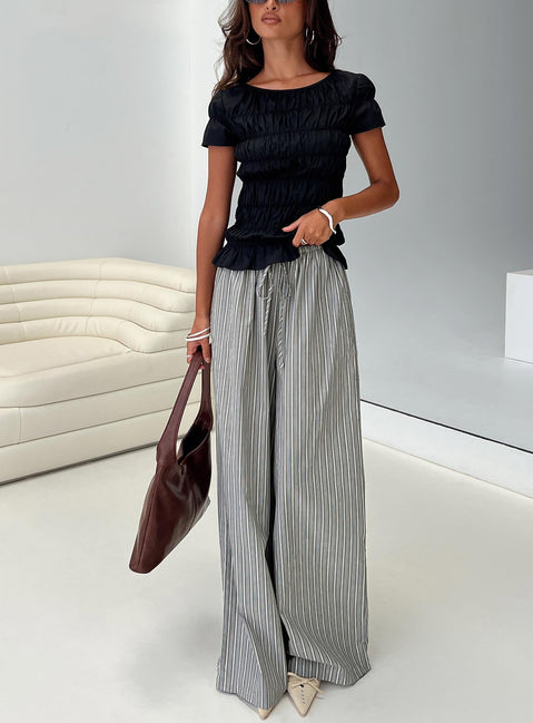 front view of model wearing Princess Polly Lucea Pants Multi High Waisted Pants 