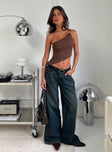 Low Rise Wide Leg Jean Hocus Pocus Wash